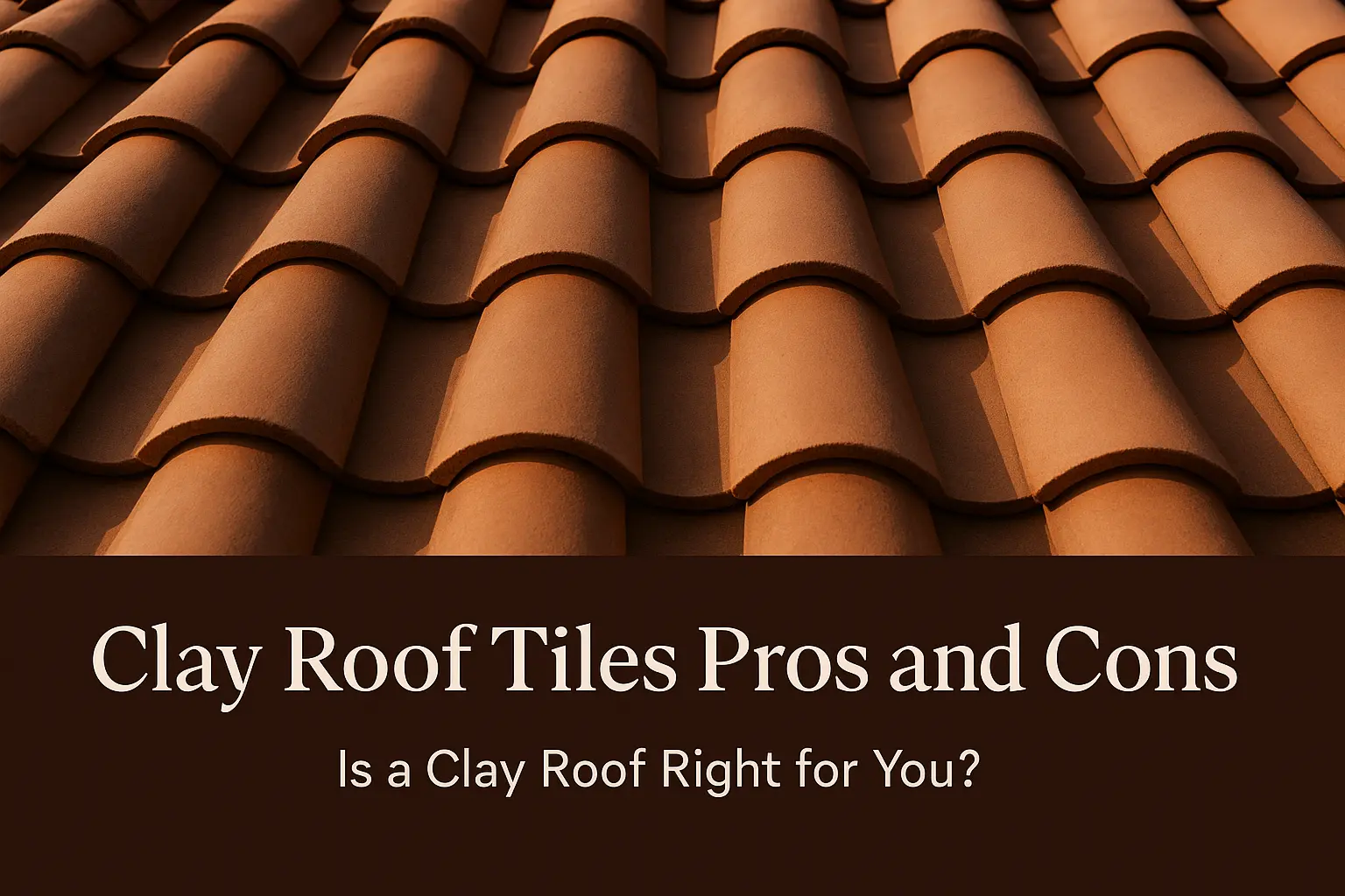 clay roof tiles pros and cons