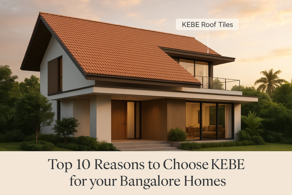 KEBE roof tiles benefits in Bangalore