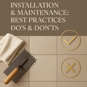 installation tips for roof tiles