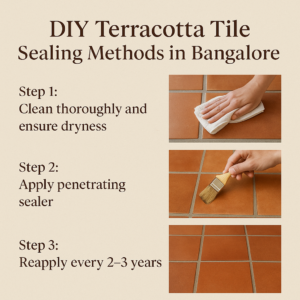 sealing methods of terracotta tiles bangalore