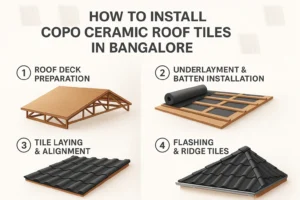 Install Copo Ceramic Roof Tiles in Bangalore