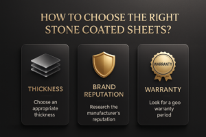 how to choose right stone coated sheets