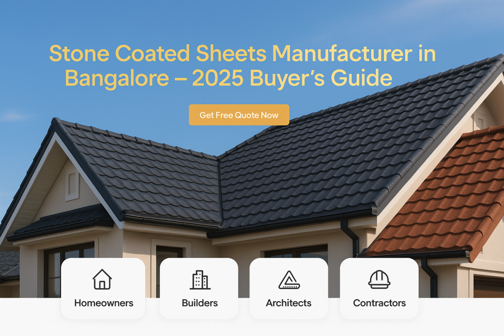 Stone Coated Sheets Manufacturer in Bangalore