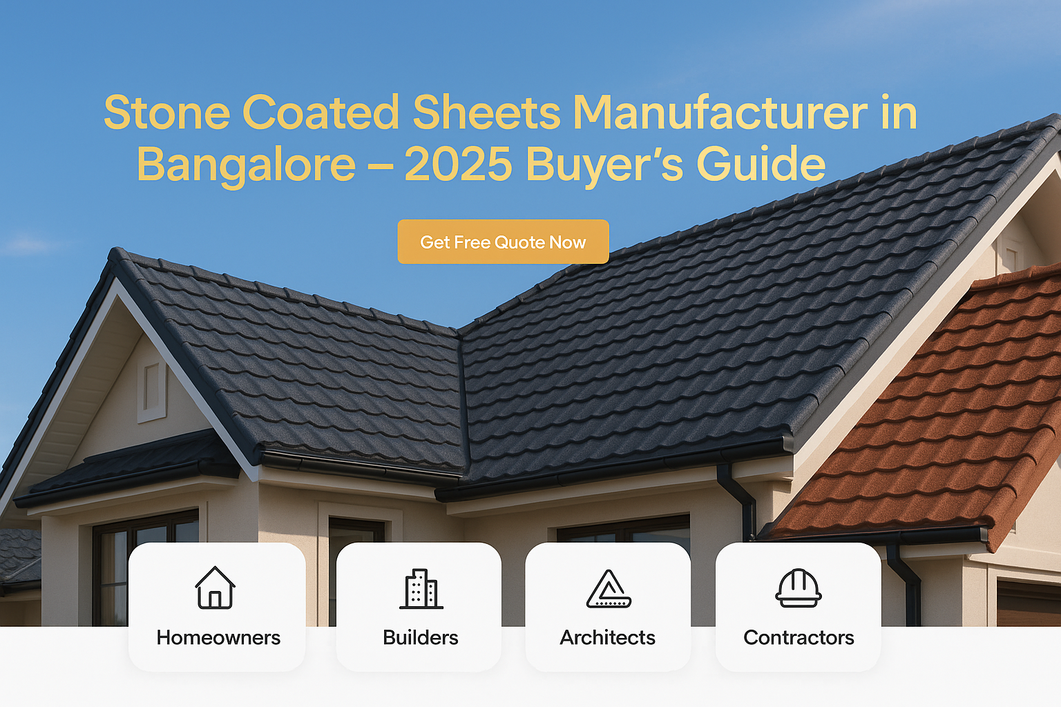 Stone Coated Sheets Manufacturer in Bangalore