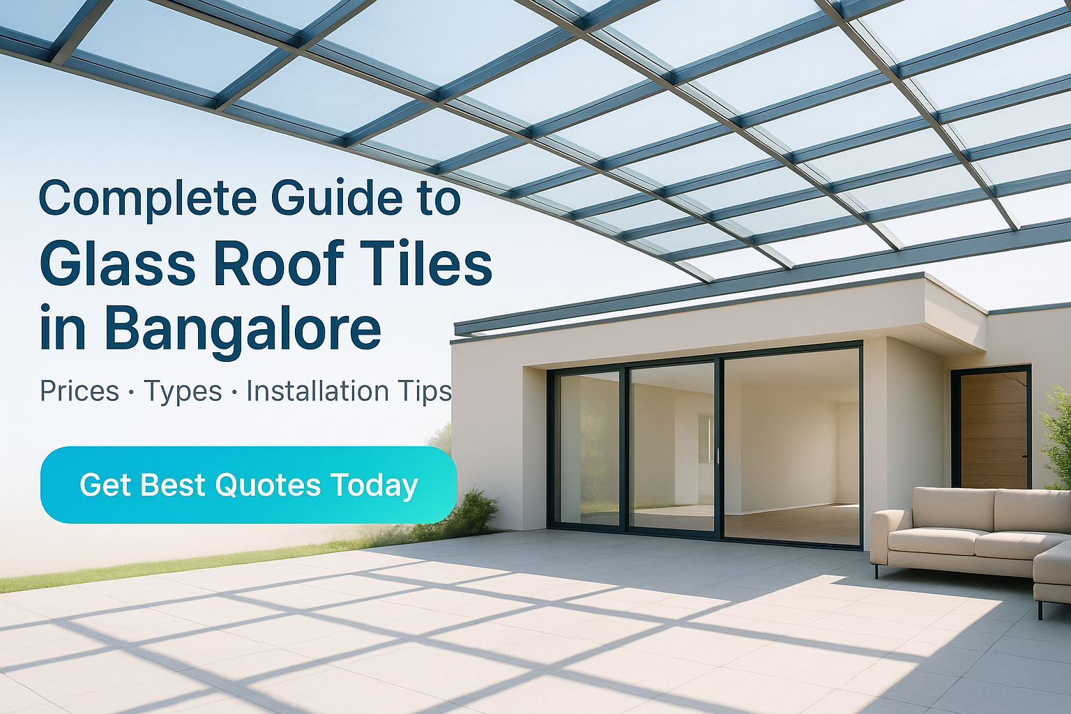 Glass Roof Tiles in Bangalore