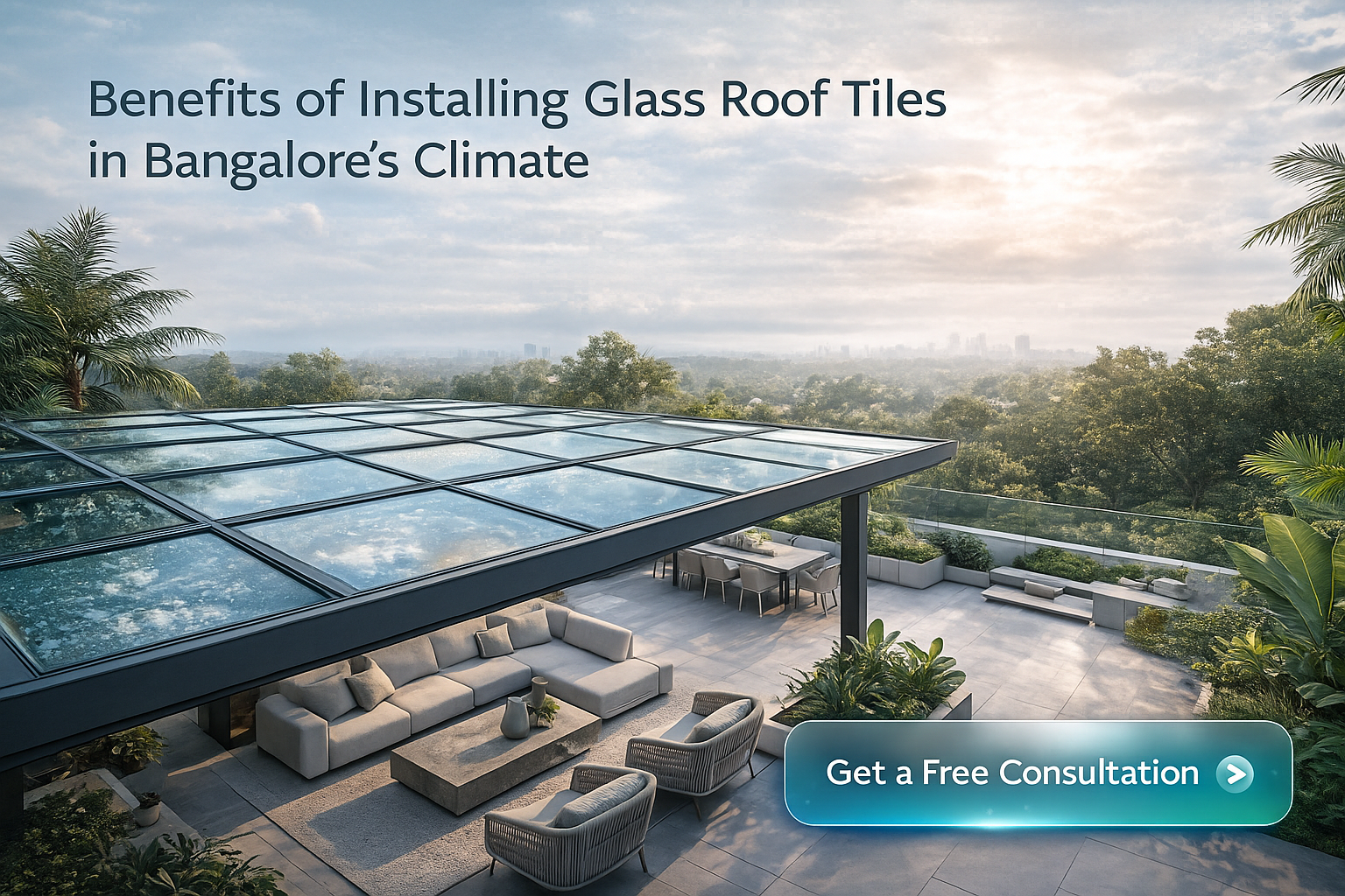 Benefits of Glass Roof Tiles in Bangalore