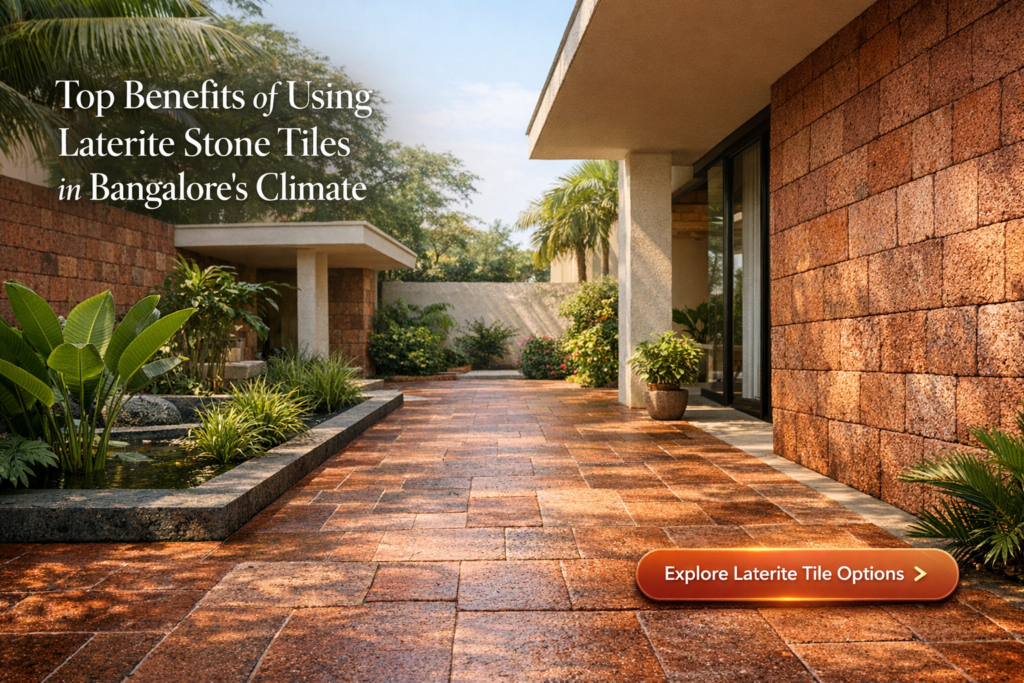 benefits of laterite stone tiles in Bangalore